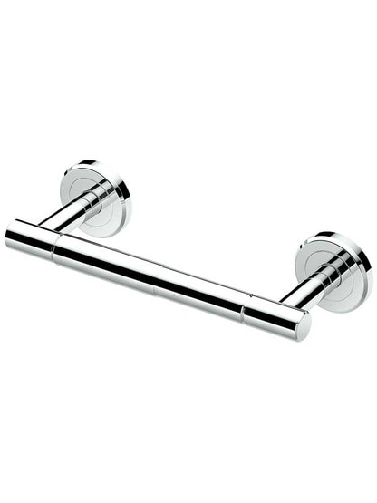 Latitude Toilet Paper Holder in Polished Chrome.